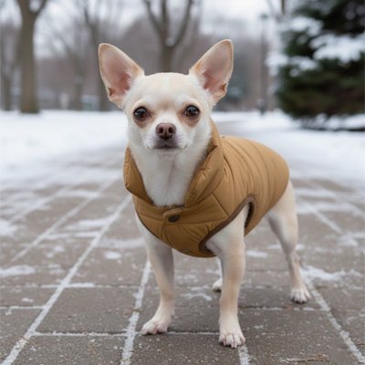 Manteau pour Chien Polpetit café