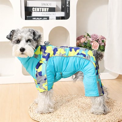 Manteau pour Chien réfléch bleu