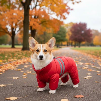 Manteau pour Chien Schaud rouge