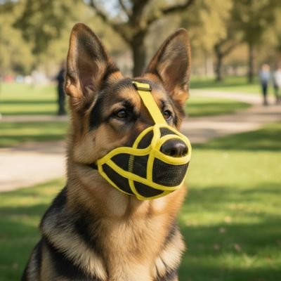 Muselière bouledogue français et Berger Allemand