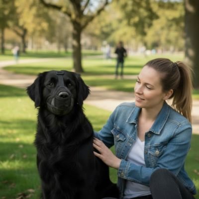 Muselière bouledogue français et Labrador noir