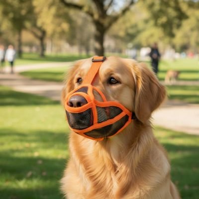 Muselière bouledogue français golden