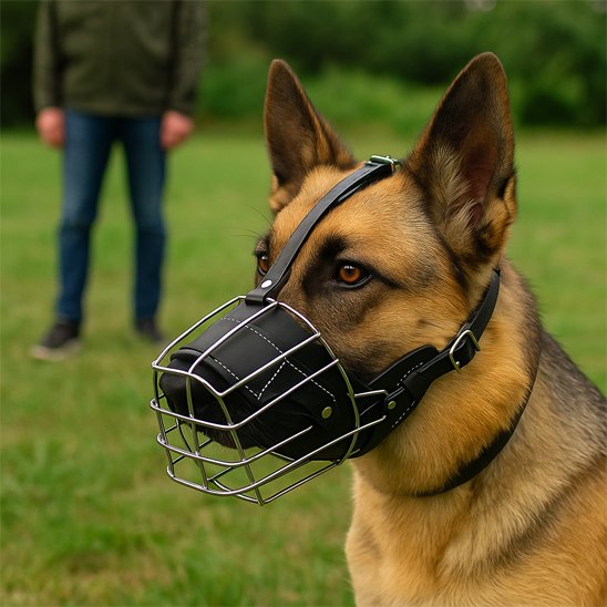 Museliere cage métallique Berger Allemand