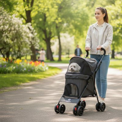 Poussette pour chien 