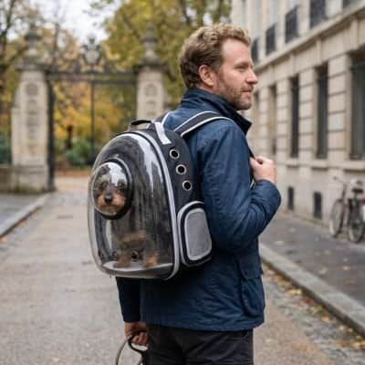 Sac a dos chien spatiaux ville