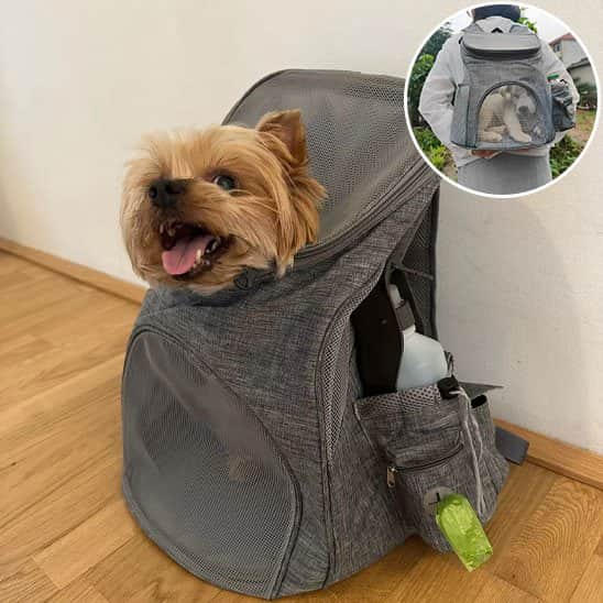 Sac à dos pour chien Restpli gris