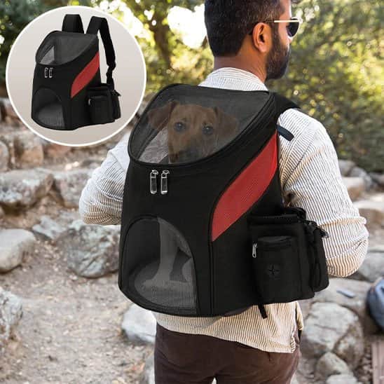 Sac à dos pour chien Restpli noir