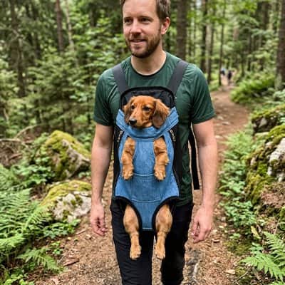 Sac de transport Chien Bleu foret