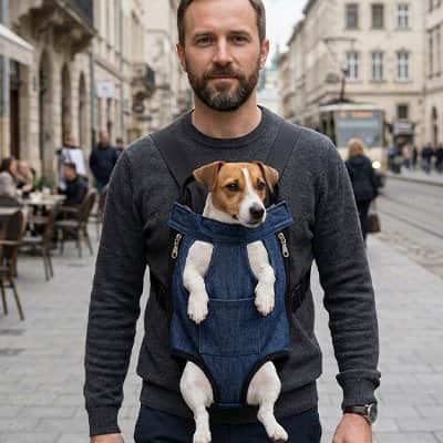 Sac de transport Chien Bleu ville