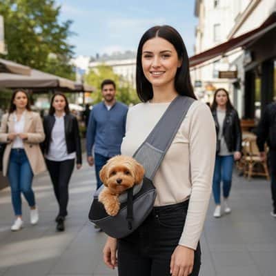Sac de transport pour Chien Bandou noir