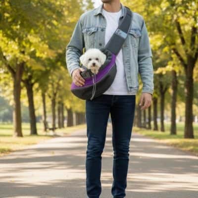 Sac de transport pour Chien Fourre-tout violet