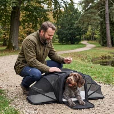 Sac de transport pour Chien Charter noir
