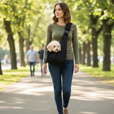 Sac transport pour Chien Banane noir